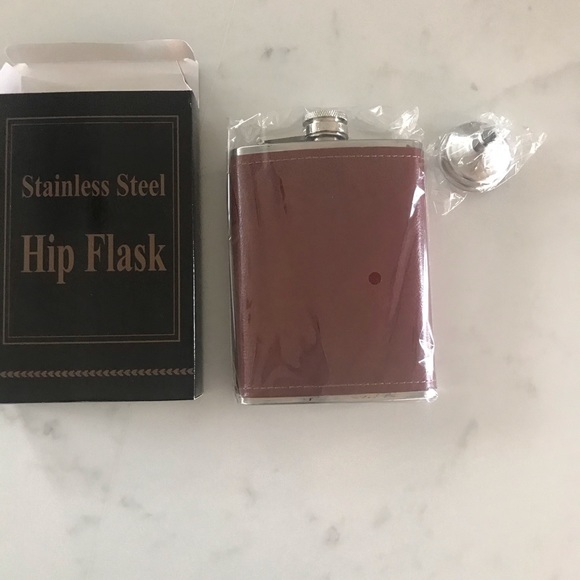Brown pocket hip flask - Picture 8 of 8